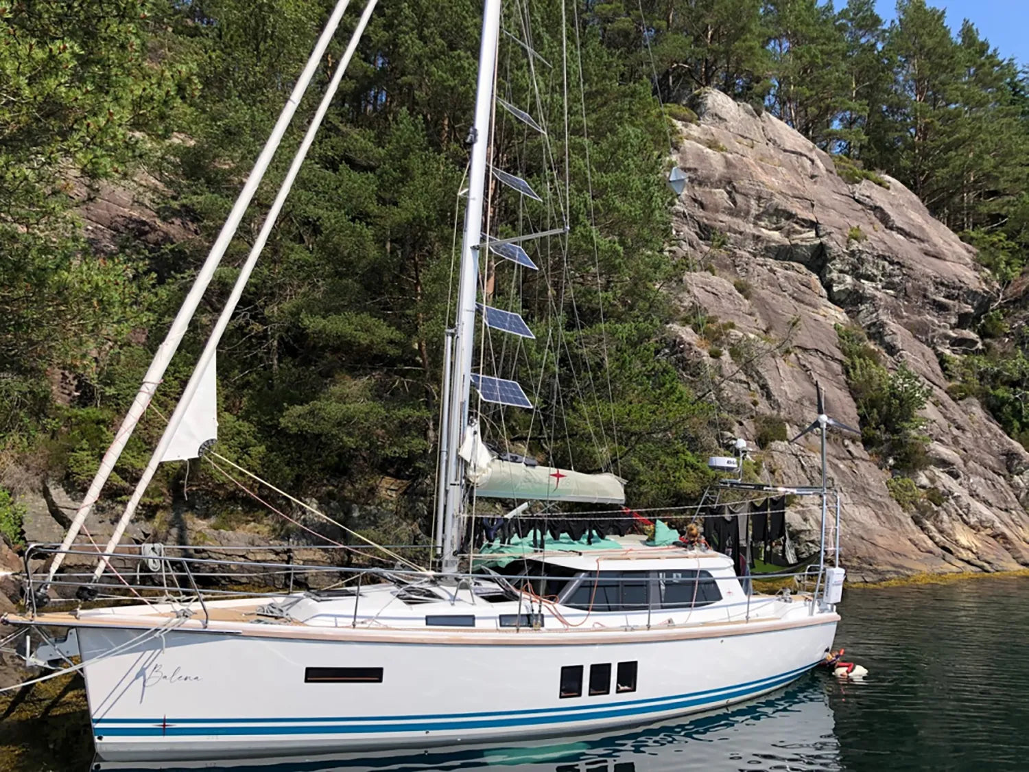„Waschen auf der Balena wird mit Solarenergie betrieben“