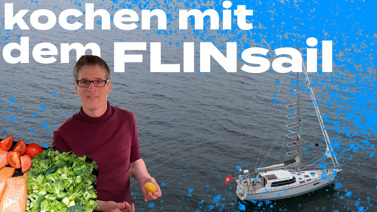 Elektrisch Kochen und Energieautarkie auf der Sirius 35 DS mit dem FLINsail