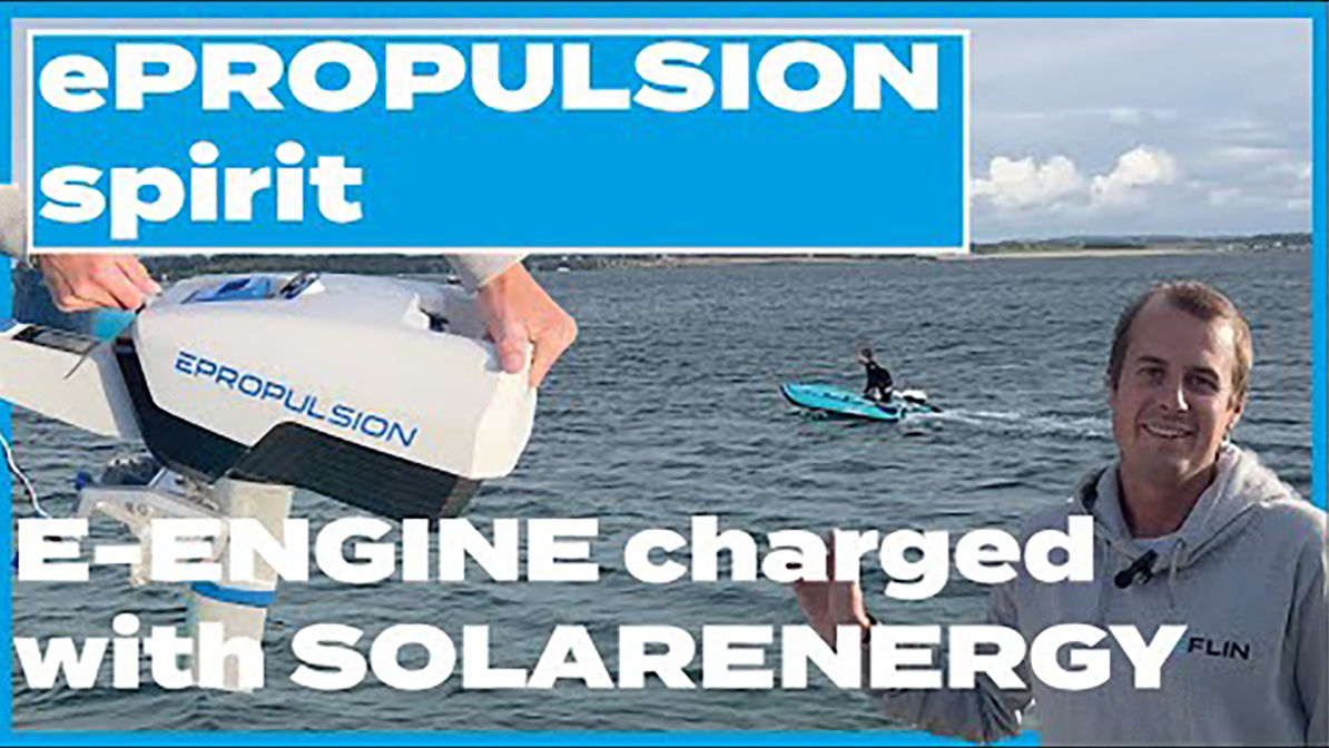 FLINtest: der ePropulsion-Spirit Motor kombiniert mit Solarenergie